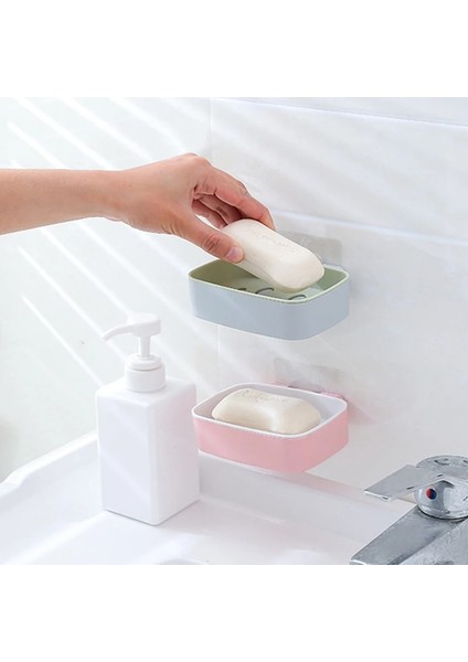 No.2 Tarzı 1 Adet Yeni Banyo Çanak Plaka Kılıf Ev Duş Seyahat Yürüyüş Tutucu Konteyner Sabun Kutusu Plastik Sabun Kutusu Dispenser Sabunluk (Yurt Dışından)