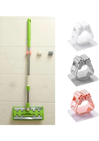 Pembe Tarzı Kendinden Yapışkanlı Duvara Monte Paspas Klipsi Tutacağı Dikişsiz Süpürge Asma Braketi Depolama Rafları Banyo Mutfak Için Ev Aletleri (Yurt Dışından) fiyatları