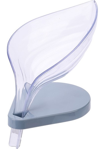 Şeffaf Stil Yaprak Şekli Sabunluk Mutfak Malzemeleri Banyo Aksesuarları Banyo Sabunluk Bulaşık Saklama Plakası Tepsi Banyo Sabunluk Kılıf (Yurt Dışından)