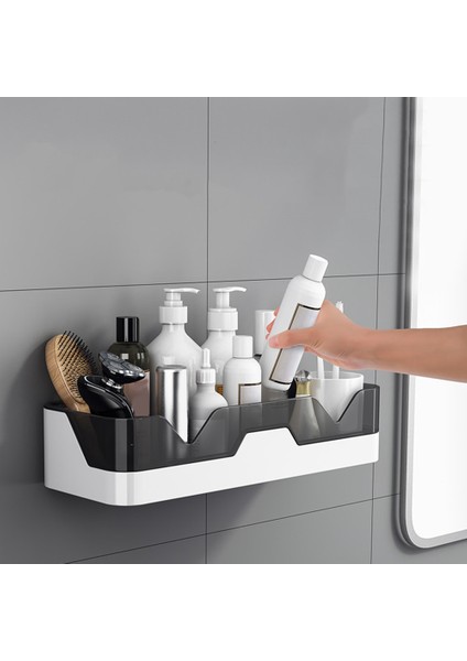 Sadece Tutucu Tarzı Banyo Rafı Wc Şampuanlık Duş Rafları Duvara Monte Mutfak Depolama Sepeti Makyaj Ev Düzenleyici Banyo Aksesuarları (Yurt Dışından) fırsatları