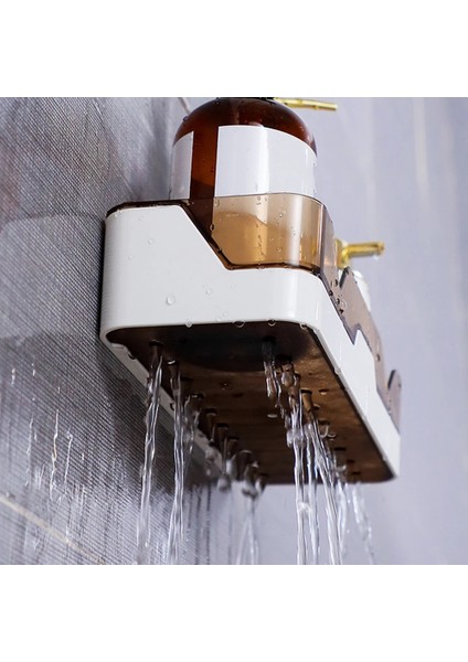 Sadece Tutucu Tarzı Banyo Rafı Wc Şampuanlık Duş Rafları Duvara Monte Mutfak Depolama Sepeti Makyaj Ev Düzenleyici Banyo Aksesuarları (Yurt Dışından) indirimleri