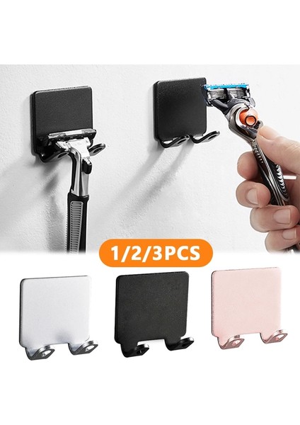 2 Adet Gümüş Tarzı Aving Jilet Tutucu Space Alumium Erkekler Tıraş Makinesi Depolama Kancası Duvar Rafı Jilet Rafı Banyo Mutfak Aksesuarları (Yurt Dışından) fiyatları