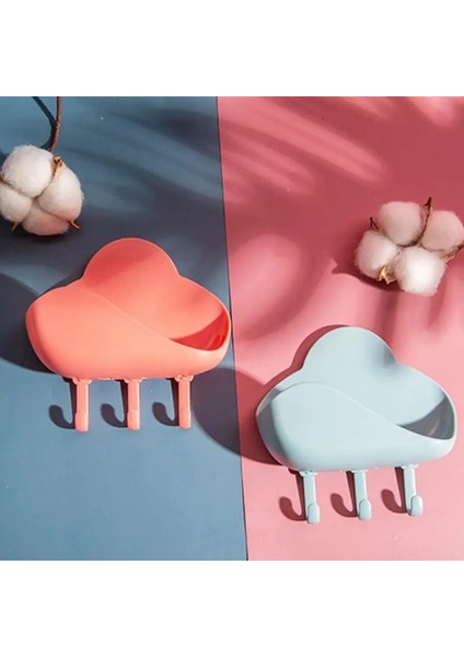 No.3 Tarzı 1 Parça Banyo Duş Sabun Kutusu Bulaşık Depolama Vantuz Köşe Bulut Şekli Plastik Sabunluk Duş Askısı Banyo Depolama Rafı (Yurt Dışından) fırsatları