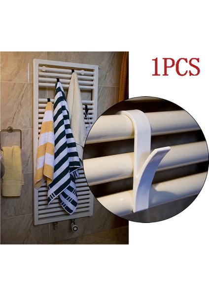 1 Adet Tarzı Pcs Havlu Paspas Askıları Isıtmalı Havlu Radyatör Rayları Banyo Havlu Askı Tutacağı Banyo Depolama Rafı Kanca Askı (Yurt Dışından)