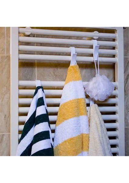 1 Adet Tarzı Pcs Havlu Paspas Askıları Isıtmalı Havlu Radyatör Rayları Banyo Havlu Askı Tutacağı Banyo Depolama Rafı Kanca Askı (Yurt Dışından)