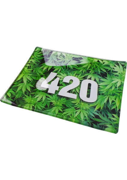 Kırmızı Stil Anti-Damla Kırılmaya Dayanıklı Cam Ot Haddeleme Tepsileri Herb Tütün Sigara Ortak Ön Silindir Plakası Sigara Aksesuarları (Yurt Dışından)