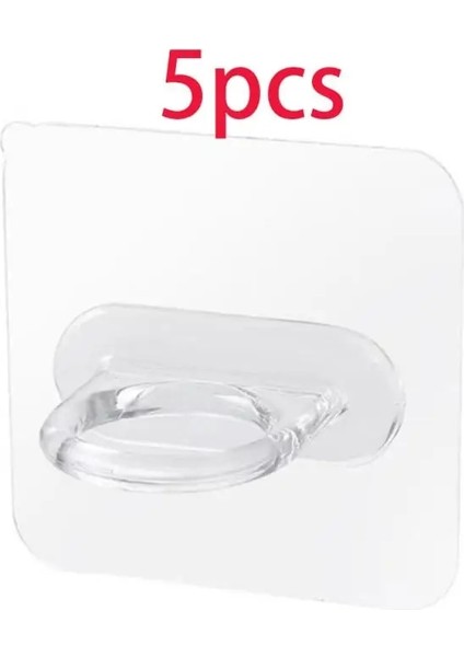 5 Adet Tarzı 7X7CM Çok Fonksiyonlu Yuvarlak Kancalar Güçlü Kendinden Yapışkanlı Duvar Duş Şişe Kancaları Ev Banyo Mutfak Havlusu Için Temizle Depolama Enayiler (Yurt Dışından)