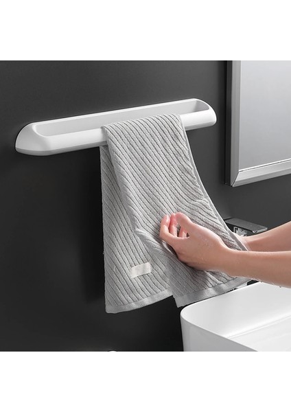 Uzun Beyaz Stil Banyo Rafları Çok Fonksiyonlu Ev Eşyaları Mutfak Aksesuarları Tuvalet Rafı Duvara Monte Havlu Rafları Mutfak (Yurt Dışından) modelleri