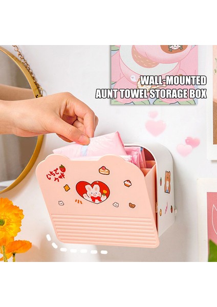 1 Adet Pembe Stil L Beden W&g Tuvalet Düzenleyici Yapışkanlı Büyük Saklama Kutusu Sıhhi Peçete Düzenleyici Kozmetik Dekoratif Kutu Banyo Aksesuarları Için (Yurt Dışından) modelleri