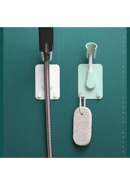 Mavi Sarı Geyik Stili Evrensel Ayarlanabilir El Duşu Tutacağı 360 ° Döndürme Duş Başlığı Tutacağı Yumruksuz Duş Montaj Braketi Banyo Aksesuarları (Yurt Dışından) fırsatları