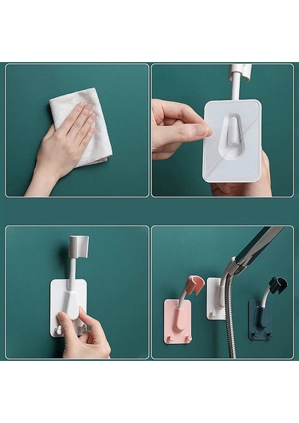 Mavi Sarı Geyik Stili Evrensel Ayarlanabilir El Duşu Tutacağı 360 ° Döndürme Duş Başlığı Tutacağı Yumruksuz Duş Montaj Braketi Banyo Aksesuarları (Yurt Dışından) indirimleri