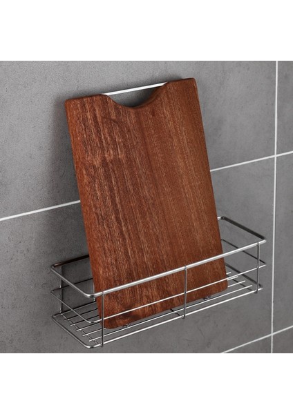Paslanmaz Çelik Tarzı 1 Parça Paslanmaz Çelik Banyo Depolama Rafı Mutfak Banyo Tuvalet Duvar Asılı Süzgeç Depolama Rafı Organizatör Tepsi Rafı (Yurt Dışından) fırsatları