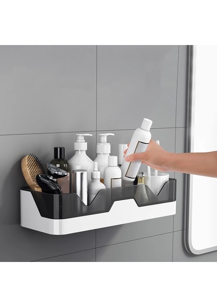 Sadece Tutucu Tarzı Banyo Raf Düzenleyici Wc Şampuanlık Duş Rafları Duvara Monte Mutfak Depolama Sepeti Makyaj Düzenleyici Banyo Aksesuarları (Yurt Dışından)