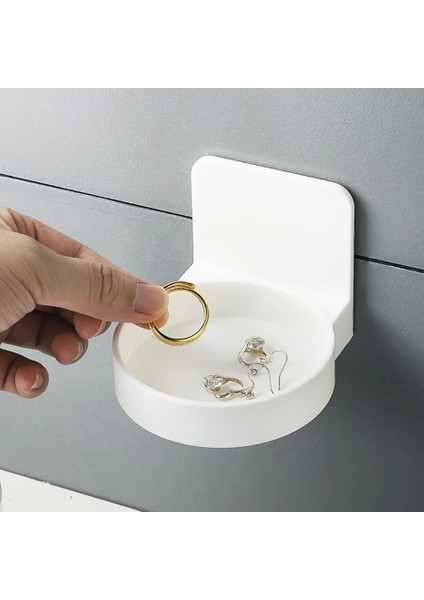 Banyo Şişeleri Asılı Tutucu Kendinden Yapışkanlı Dispenser Şişeler Tutma Raf Halkaları Küpe Saklama Bardakları Teneke Kutular Saklama Kutusu (Yurt Dışından) fırsatları