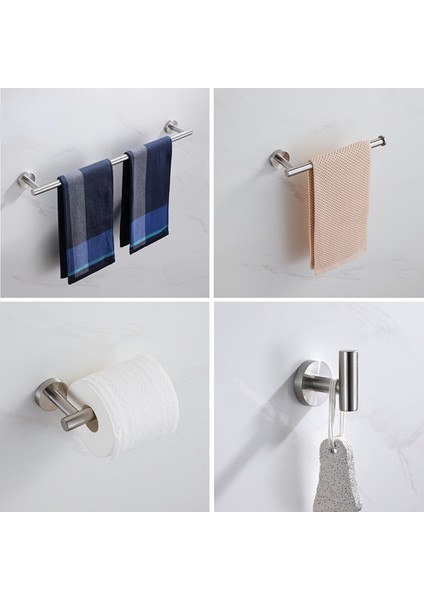Havlu Yüzük-A Tarzı Banyo Donanım Seti Aksesuarları Mat Siyah Raf Bornoz Askısı Askı Havluluk Bar Raf Doku Kağıt Tutucu Siyah Diş Fırçası (Yurt Dışından)