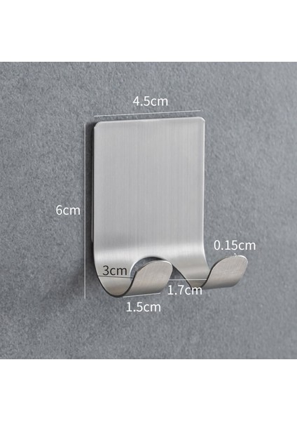 No.1 Tarzı Yumruksuz Jilet Rafı Erkek Jilet Depolama Kancası Duvara Monte Banyo Jilet Rafı Duvara Monte Mutfak Aksesuarları (Yurt Dışından)