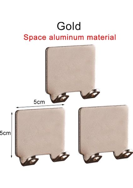 Altın 3 Adet Tarzı Punch Ücretsiz Tıraş Jilet Tutucu Erkekler Için Tıraş Makinesi Depolama Kanca Duvar Raf Banyo Jilet Raf Duvar Mutfak Aksesuarları (Yurt Dışından)