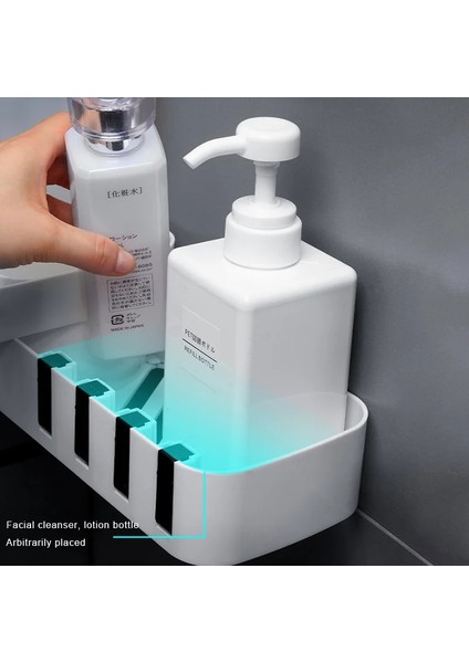 2'si 1 Arada Siyah Stil Köşe Depolama Rafı Kancalı Banyo Raf Düzenleyici Şampuan Depolama Mutfak Temizlikçisi Için Duvar Banyo Aksesuarları (Yurt Dışından) modelleri