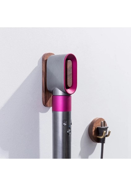 Açık Yeşil Tarzı Dyson Airwrap Için Saç Kurutma Makinesi Tutucu Duvara Monte Depolama Saç Maşası Için Komple Şekillendirici Depolama Rafı Banyo (Yurt Dışından) indirimleri
