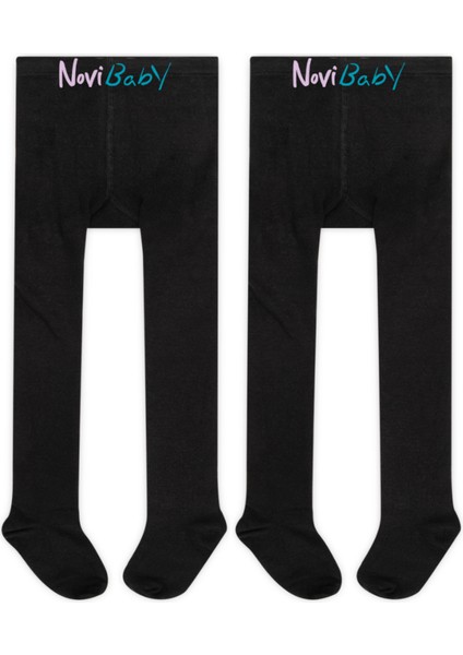 2'li Bebek Pamuklu Külotlu Çorap, Çocuk Yenidoğan Pamuk Kız Erkek Okul Çorabı, Beyaz Ekru Pembe