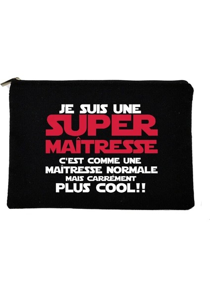 W01355-TBBK-D Stili Fransız Baskı Makyaj Çantaları Kadın Kozmetik Çantası Seyahat Tuvalet Organizatör Kadın Depolama Makyaj Çantaları Kalem Çantası Öğretmen Hediyeleri (Yurt Dışından)