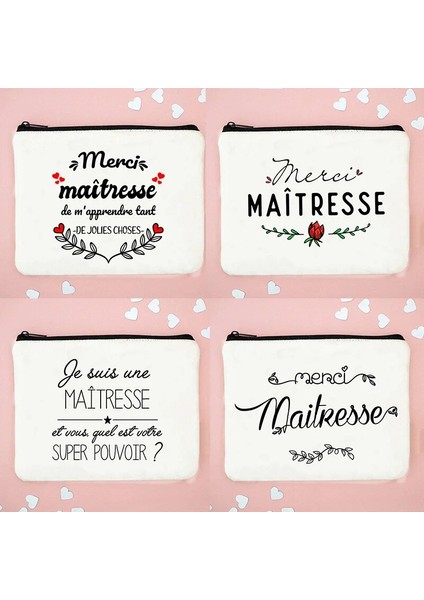 W01355-TBBK-D Stili Fransız Baskı Makyaj Çantaları Kadın Kozmetik Çantası Seyahat Tuvalet Organizatör Kadın Depolama Makyaj Çantaları Kalem Çantası Öğretmen Hediyeleri (Yurt Dışından) fiyatları