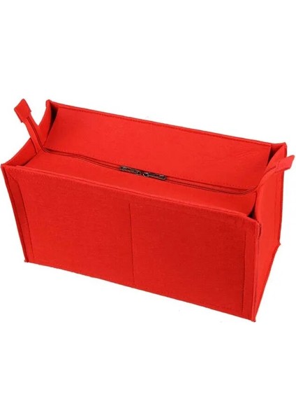 Stil 2 Kırmızı Stil 21X13X10CM Onthego Tote Uyar 3 mm Premium Keçe Ekleme Çanta Organizatör Kozmetik Çantası Çanta Şekillendirici Organizatör Seyahat Iç Çanta (Yurt Dışından)