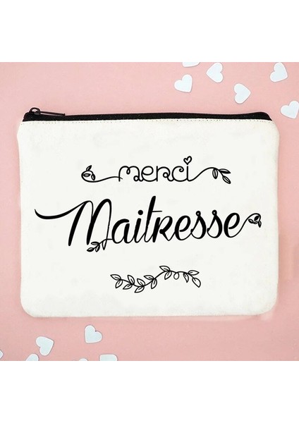 W01363-TBBK-D Stili Fransız Baskı Makyaj Çantaları Kadın Kozmetik Çantası Seyahat Tuvalet Organizatör Kadın Depolama Makyaj Çantaları Kalem Çantası Öğretmen Hediyeleri (Yurt Dışından) indirimleri