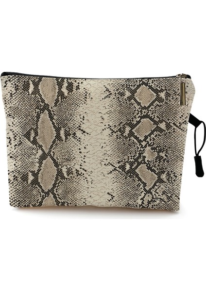 Desen 6 Stili 22X13CM Suya Dayanıklı Makyaj Çantası Zebra Şerit Kahverengi Pembe Leopar Baskı Keten Kozmetik Çantası Organizatör Çantası Kadın Güzellik Çantası Seyahat Çantaları (Yurt Dışından) indirimleri