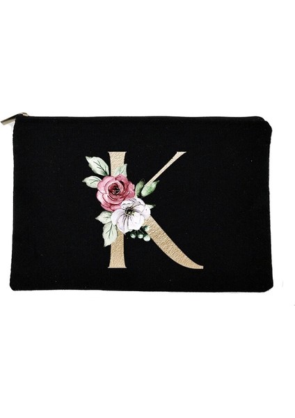 W07017-TBBK-D Stili Nedime Makyaj Çantaları Mektup Baskı Kozmetik Durumda Seyahat Tuvalet Organizatör Kadın Yıkama Saklama Çantası Çanta Düğün Gelin Hediyeleri (Yurt Dışından)