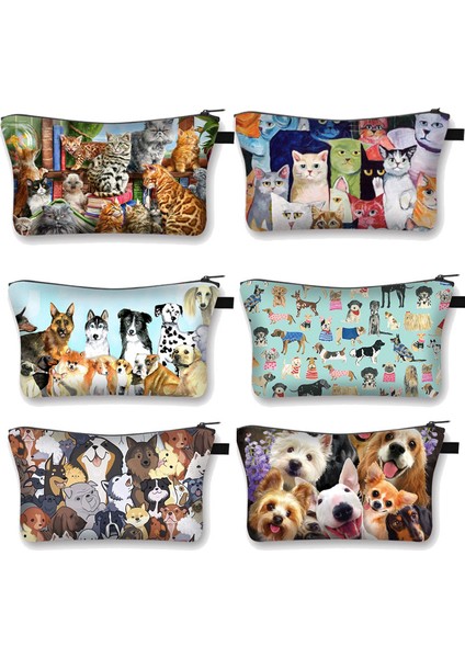 SHZBGOU41 Tarzı Dachshund Boston Terrier Alman Çoban Köpeği Kozmetik Çantası Kadın Makyaj Çantaları Bayanlar Ruj Çanta Kız Kozmetik Durumda Organizatörler (Yurt Dışından) fiyatları