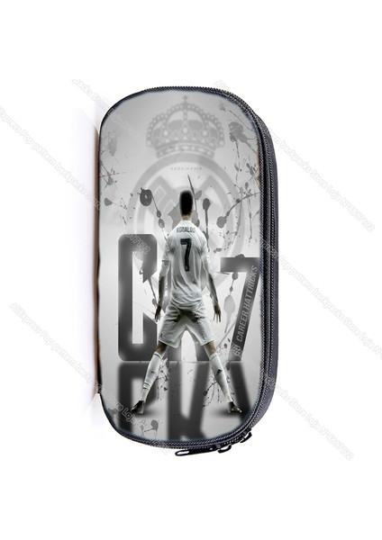 No.12 Tarzı Cristiano Ronald Büyük Kapasiteli Kalem Kutusu Cr7 Sevimli Kız Su Geçirmez Kalem Kutusu Kırtasiye Okula Geri Kalem Depolama (Yurt Dışından) indirimleri