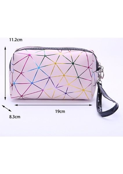 No.3 Tarzı Fudeam Pu Renkli Çizgili Kadın Su Geçirmez Kozmetik Çantası Tuvalet Eşyaları Depolama Organize Taşınabilir Çanta Kadın Seyahat Makyaj Çantaları (Yurt Dışından) modelleri