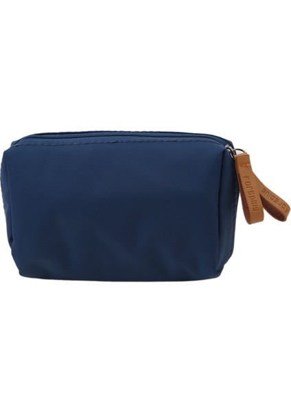 Lacivert-A Stili 1 Adet Kore Tarzı Katı Kozmetik Çantası Kadın Papyon Makyaj Çantası Su Geçirmez Seyahat Neceser Yıkama Çanta Kılıf Çanta Organizatör (Yurt Dışından)