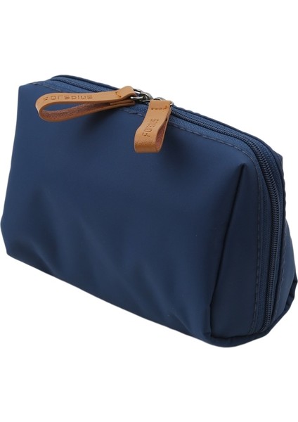 Lacivert-A Stili 1 Adet Kore Tarzı Katı Kozmetik Çantası Kadın Papyon Makyaj Çantası Su Geçirmez Seyahat Neceser Yıkama Çanta Kılıf Çanta Organizatör (Yurt Dışından) fırsatları