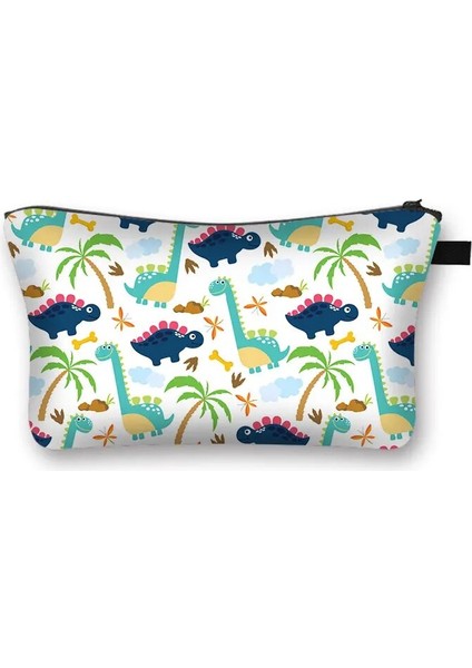 SHZBLONG21 Stili Karikatür Dinozor Kozmetik Çantası Kadın Makyaj Seyahat Çantaları Bayanlar Kozmetik Çantası Kızlar Kawaii Makyaj Organizatör Kutusu (Yurt Dışından)