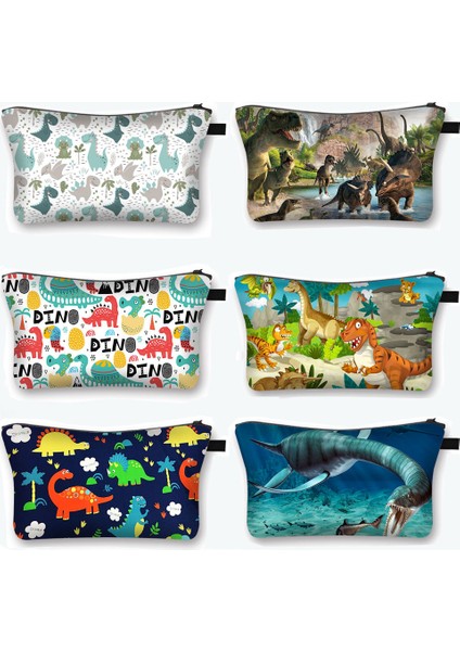 SHZBLONG21 Stili Karikatür Dinozor Kozmetik Çantası Kadın Makyaj Seyahat Çantaları Bayanlar Kozmetik Çantası Kızlar Kawaii Makyaj Organizatör Kutusu (Yurt Dışından) fiyatları