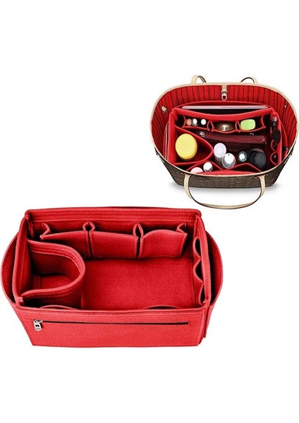 30X16X16CM Tarzı Makyaj Organizatör Keçe Kumaş Çanta Organizatör Ekleme Çanta Seyahat Iç Çanta Taşınabilir Kozmetik Çantaları Speedy Neverfull Uyar (Yurt Dışından) fiyatları