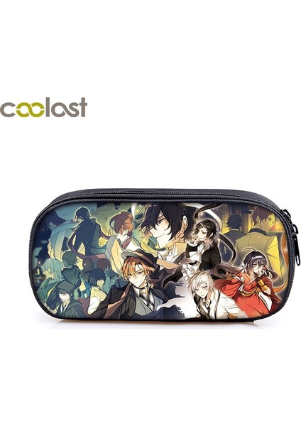 DQBBBUNGOSTRY14 Stili Anime Bungou Sokak Köpekleri Kozmetik Kılıfları Erkek Kız Karikatür Kalemlik Okul Çantası Dazai Osamu Chuya Nakahara Bungo Sokak Köpek Çantası (Yurt Dışından) fiyatları