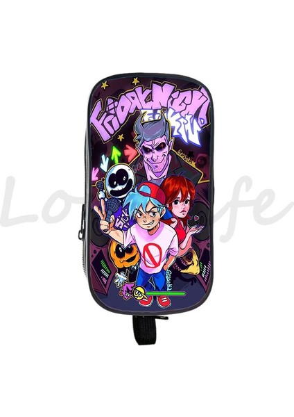 No.27 Tarzı 3D Video Oyunu Cuma Gecesi Funkin Kalem Kutusu Çocuklar Kalem Çantası Erkek Kız Çift Katmanlı Kalem Çantası Öğrenci Karikatür Kırtasiye Kalem Kılıfı (Yurt Dışından) fiyatları