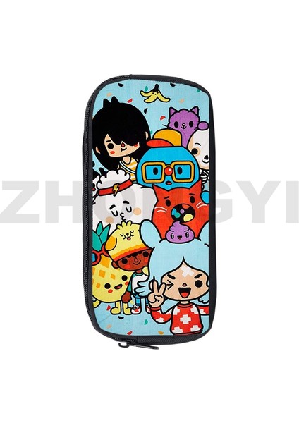 TOCA23 Stili Toca Boca Yaşam Dünya Oyunu Kalem Kutusu Anime Makyaj Kutusu Okul Malzemeleri Kırtasiye Depolama 3D Baskı Kılıfı Çanta Kozmetik Kılıfları (Yurt Dışından) fiyatları