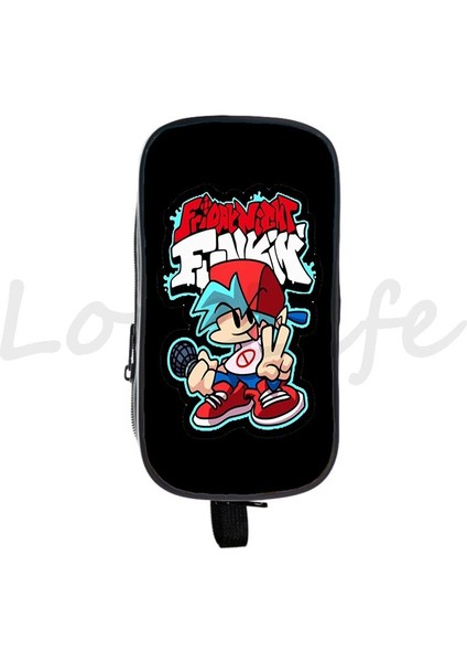 No.25 Tarzı 3D Video Oyunu Cuma Gecesi Funkin Kalem Kutusu Çocuklar Kalem Çantası Erkek Kız Çift Katmanlı Kalem Çantası Öğrenci Karikatür Kırtasiye Kalem Kılıfı (Yurt Dışından) modelleri