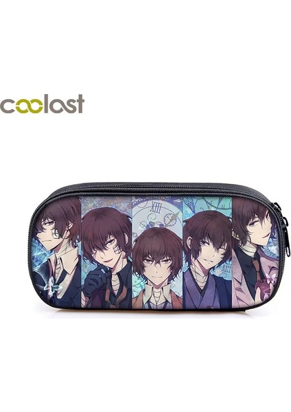 DQBBBUNGOSTRAY22 Stili Anime Bungou Sokak Köpekleri Kozmetik Kılıfları Erkek Kız Karikatür Kalemlik Okul Çantası Dazai Osamu Chuya Nakahara Bungo Sokak Köpek Çantası (Yurt Dışından) fiyatları