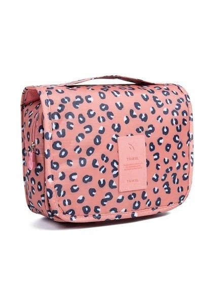 Leopar Tarzı Seyahat Erkekler Kız Makyaj Çantası Taşınabilir Tuvalet Organizatör Neceser Maquillaje Seyahat Kiti Kadın Güzellik Kozmetik Çantası Makyaj Için (Yurt Dışından)