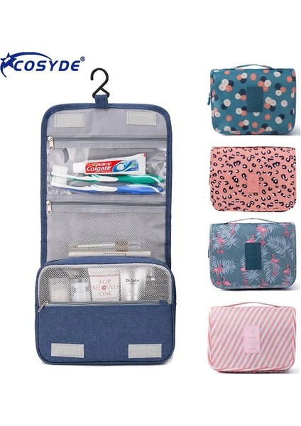 Leopar Tarzı Seyahat Erkekler Kız Makyaj Çantası Taşınabilir Tuvalet Organizatör Neceser Maquillaje Seyahat Kiti Kadın Güzellik Kozmetik Çantası Makyaj Için (Yurt Dışından) fiyatları