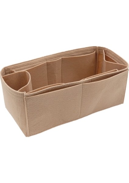 Haki Stili Hızlı35 Hızlı Keçe Kumaş Ekleme Çanta Organizatör Makyaj Çanta Organizatör Seyahat Iç Taşınabilir Kozmetik Çantaları Neverfull Organizatör (Yurt Dışından)