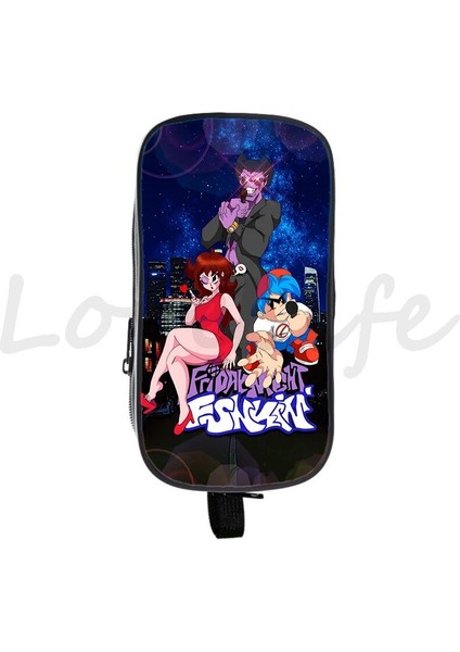 No.19 Tarzı 3D Video Oyunu Cuma Gecesi Funkin Kalem Kutusu Çocuklar Kalem Çantası Erkek Kız Çift Katmanlı Kalem Çantası Öğrenci Karikatür Kırtasiye Kalem Kılıfı (Yurt Dışından) fiyatları