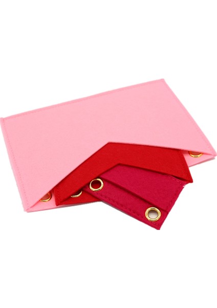 Zincir Seti Stili Yok Keçe Organizatör Çanta Kirigami 3'lü Altın Zincirli Çapraz Askılı Çanta Kirigami Pochette Zarf Çanta Ekleme Düzenleyici (Yurt Dışından) modelleri