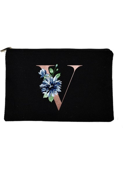 W05464-TBBK-D Stili Mektup Baskı Kadın Kozmetik Çantası Nedime Makyaj Çantası Güzellik Tuvalet Organizatör Yıkama Saklama Kılıfı Düğün Parti Gelin Hediyeleri (Yurt Dışından) indirimleri