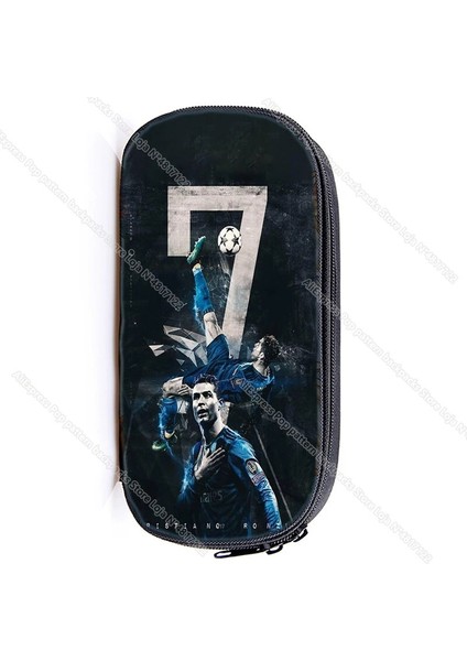 No.4 Tarzı Cristiano Ronald Büyük Kapasiteli Kalem Kutusu Cr7 Sevimli Kız Su Geçirmez Kalem Kutusu Kırtasiye Okula Geri Kalem Depolama (Yurt Dışından) modelleri